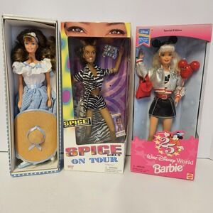 Barbies By Mattel Spice Girl, Little Debbie, And 25 Year Disney